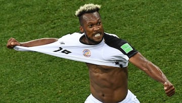 Costa Rica corta racha de 390 minutos sin gol en Mundiales