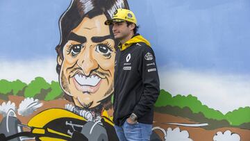 Renault driver Carlos Sainz (55) of Spain before the Spanish Formula One Grand Prix race on 13th May 2018 in Barcelona, Spain.