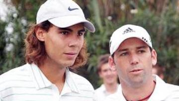 <b>DÚO DE CAMPEONES. </b>Rafa Nadal y Sergio García jugaron en Pula.