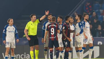 El Levante-Tenerife del 27 de enero de 2024.