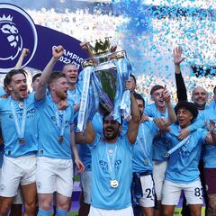 Manchester City vs Chelsea live online: trophy lift, pitch invasion, highlights and stats | Premier League