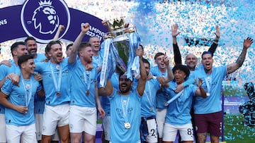 A goal from Julian Alvarez secured the win for Pep Guardiola’s side and kick-started the title celebrations in the blue half of Manchester.