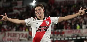 Julián Álvarez, con River.