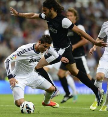 Jugada del penalti Sergio Sánchez a Cristiano Ronaldo.