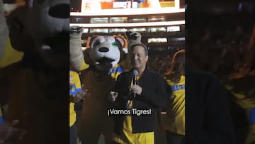 Rob Schneider y su visita especial que tuvo al juego entre Tigres vs Pachuca