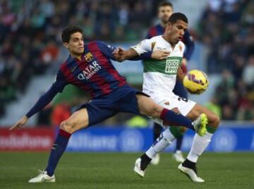 Jonathas con Bartra.