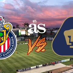 Chivas (1-1) Pumas: Resumen del partido y goles