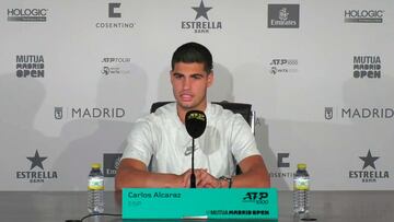 El mensaje sin ningún rubor de Alcaraz para España y sus rivales a horas del debut en Madrid