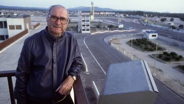 Paul Ricard, en el circuito que lleva su nombre y donde vivi&oacute; hasta su &uacute;ltimo d&iacute;a de vida.