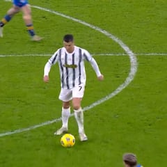 Con lo de superar a Pelé nadie destaca esto de Cristiano: lo que hace aquí es un disparate