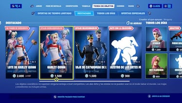 Fortnite: los skins de Batman, Harley Quinn y Catwoman regresan a la tienda por tiempo limitado