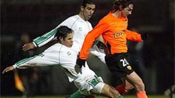 <b>FÁCIL.</B> El Valencia no ha tenido problemas para eliminar a un rival muy inferior.