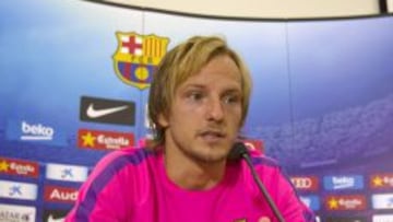 Ivan Rakitic, en rueda de prensa
