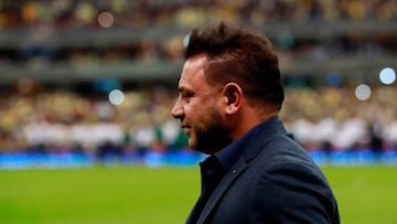 Soccer Football - Liga MX - Final - Second Leg - America v Monterrey - Azteca Stadium, Mexico City, Mexico - December 29, 2019  Monterrey coach Antonio Mohamed before the match   REUTERS/Henry Romero