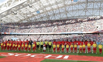 Las mejores imágenes del debut mundialista de Panamá ante Bélgica