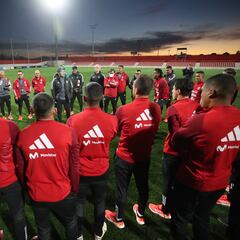 La selección ya está en Madrid