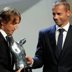 Modric, Mejor Jugador de la UEFA y pleno del Real Madrid