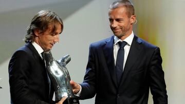 Modric, Mejor Jugador de la UEFA y pleno del Real Madrid