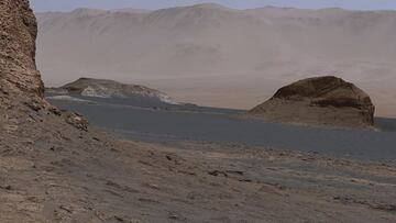 As¨ª fue la ascensi¨®n del Curiosity a un monte en Marte: las vistas