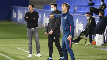 Lopetegui, en Huesca.