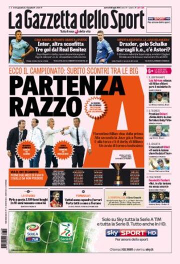 Portadas de la prensa deportiva