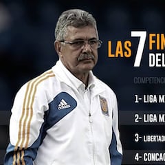 Ricardo Ferretti alcanza 7 finales perdidas con Tigres