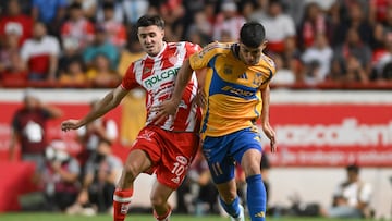 Tigres y Necaxa igualan en la ida
