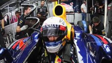 Vettel lidera los últimos ensayos libres, Alonso sexto