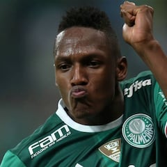 Yerry Mina y su gol a Santos en el top 3 de extranjeros en Palmeiras