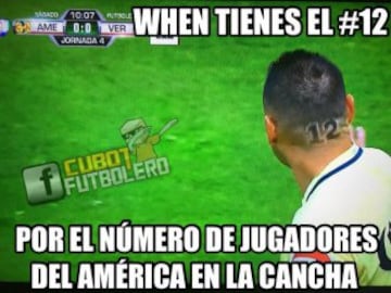 América gana con lo mínimo al Veracruz y los memes se burlan