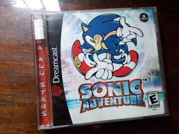 Cartula americana de Sonic Adventure.