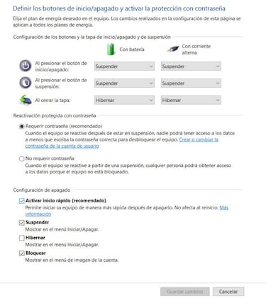 Aumenta la vida de tu PC deshabilitando el inicio rápido de Windows 10