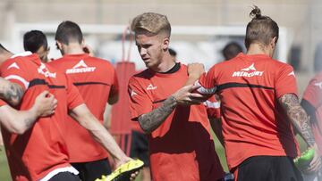 Sergio Gil, en un entrenamiento.