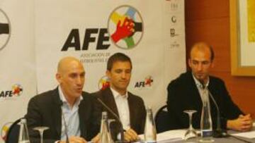 Rubiales, en la presentación.