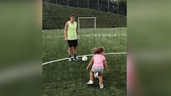 James has backyard kick-about as future hangs in balance