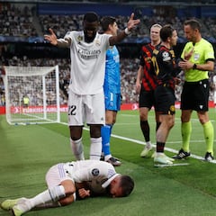 Can a player be suspended in the Champions League semi-final or final?