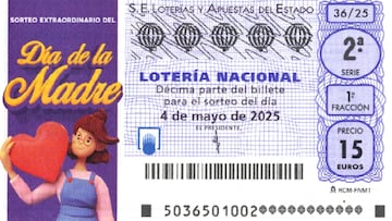 Comprobar Lotería Nacional: resultados del sorteo extraordinario del Día de la Madre hoy, domingo 4 de mayo