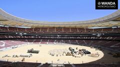 El Wanda Metropolitano ya luce con las butacas del aforo general