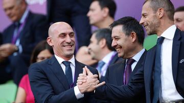 Rubiales asistirá este viernes a la cena oficial con las directivas
de Barça y Valencia