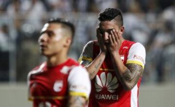 Imágenes de la intensa lucha de Santa Fe ante Mineiro