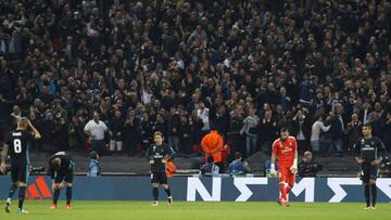 El Madrid cay&oacute; en Wembley contra el Totteham.