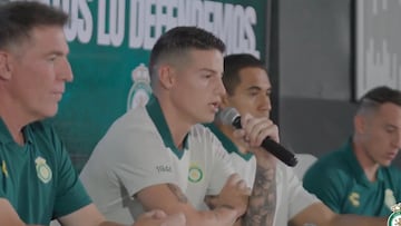 James muestra su molestia por la exclusión del León del Mundial de Clubes.