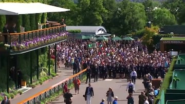 Así se vive la aventura de ser un espectador en Wimbledon