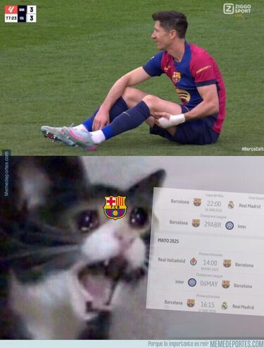 La remontada del Barça, la derrota del Atleti, protagonistas de los memes de la jornada