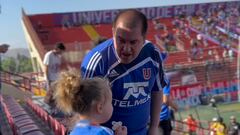 Padre e hija protagonizan un hermoso momento en Santa Laura: te emocionará