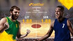 Lituania vs. Serbia: horario, TV, estadísticas, cuadro y pronósticos