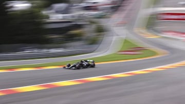  Lewis Hamilton (Mercedes W11). Spa-Francorchamps, B&eacute;lgica. F1 2020.