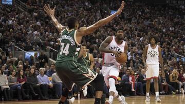 Terrence Ross y Antetokounmpo.