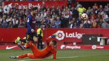 Wonderful finish by Messi