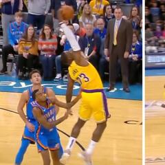 Las dos jugadas de Lakers que asustan al resto de la NBA con la versión aniquiladora de LeBron